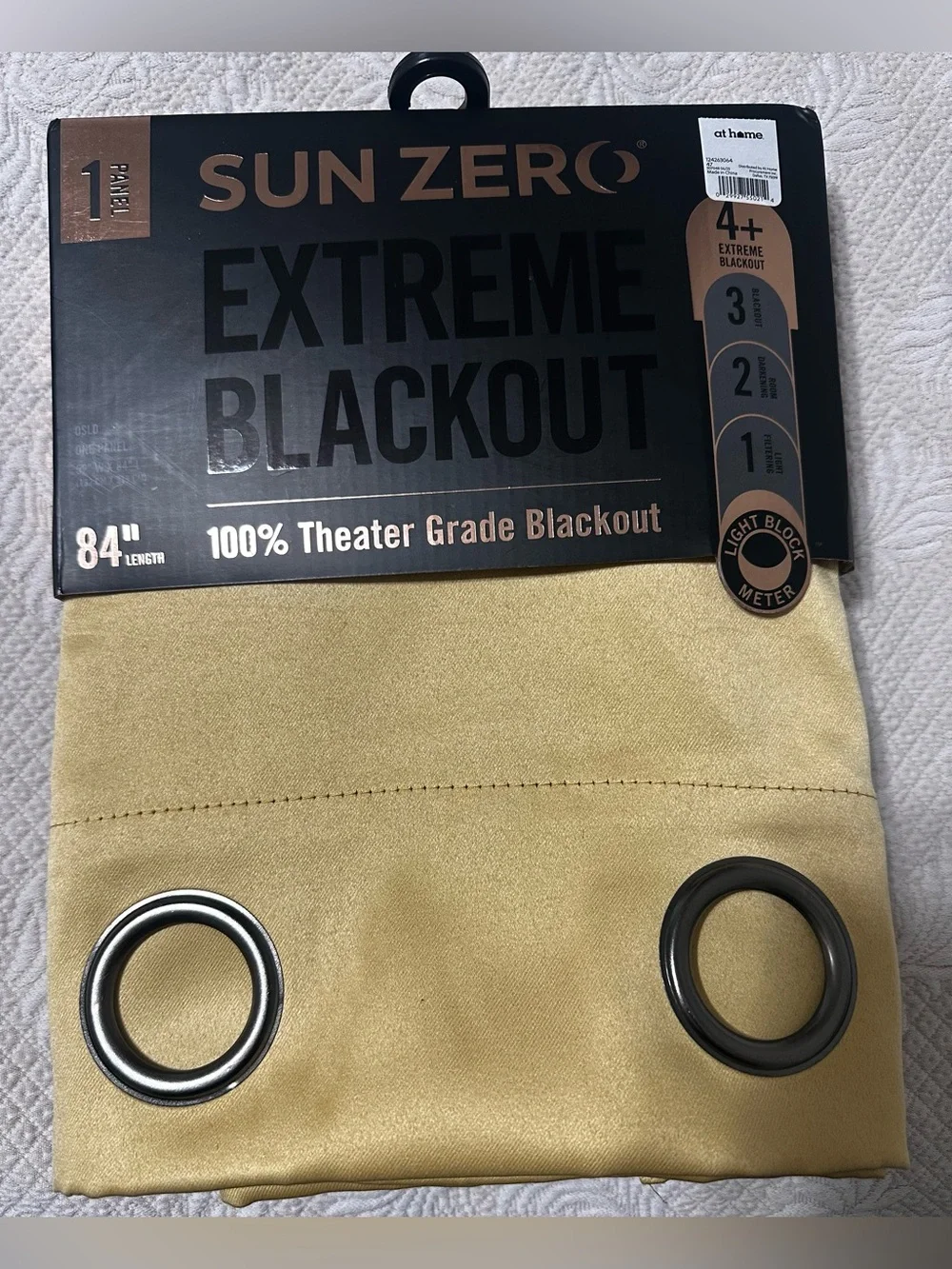 Sun Zero Extreme Blackout gold curtains #blackoutcurtains #gordons #drapery NWT
